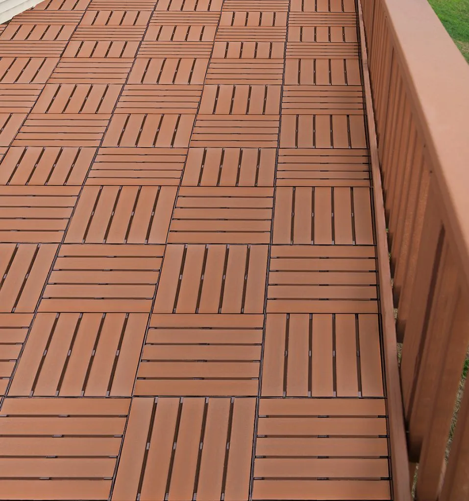 DECK INJETADO EM MADEIRA PLASTICA 50 X 50 ILUSTRAÇÃO