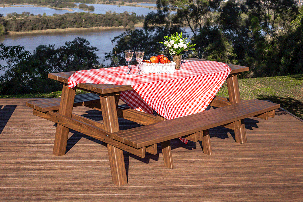 Mesa em Madeira Plástica 