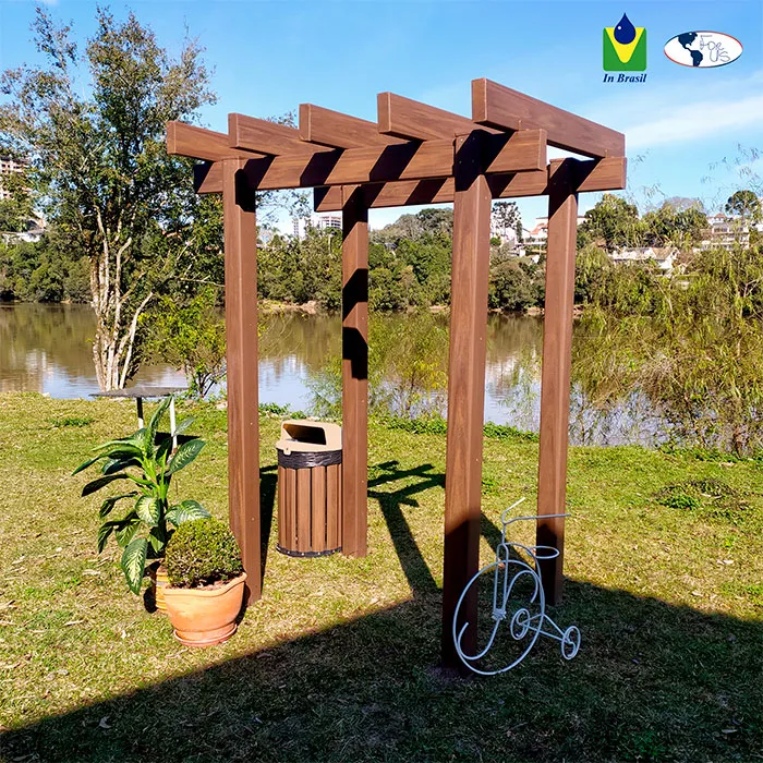 PERGOLADO 2M TRAVESSAS RETANGULARES DEMOSTRACAO