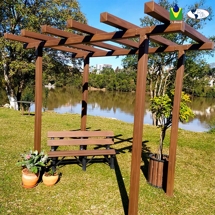 PERGOLADO TRAVESSAS QUADRADAS DEMOSTRACAO